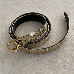 CLUB MONACO GOLD BELT